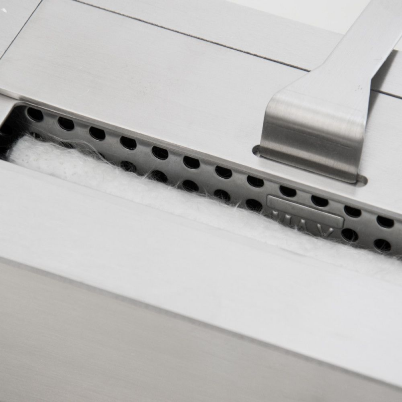 DIVINA FIRE Cheminée bioéthanol murale encastrable biocheminée PECHINO L90 x H55 x P17