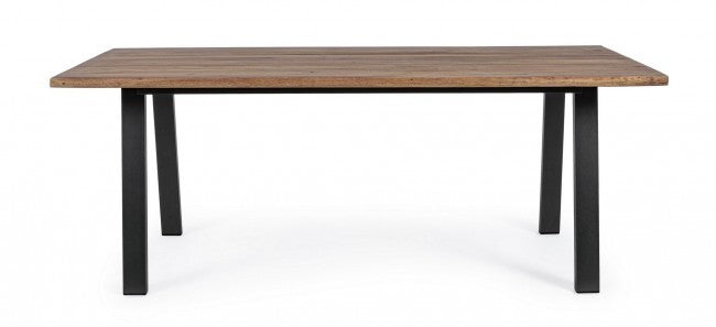 Table d'ameublement en bois naturel Oslo 200 x 100 cm