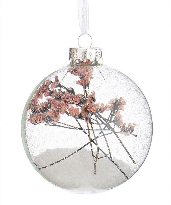 12x Sphère Vt Blossom Fleur Rose D80