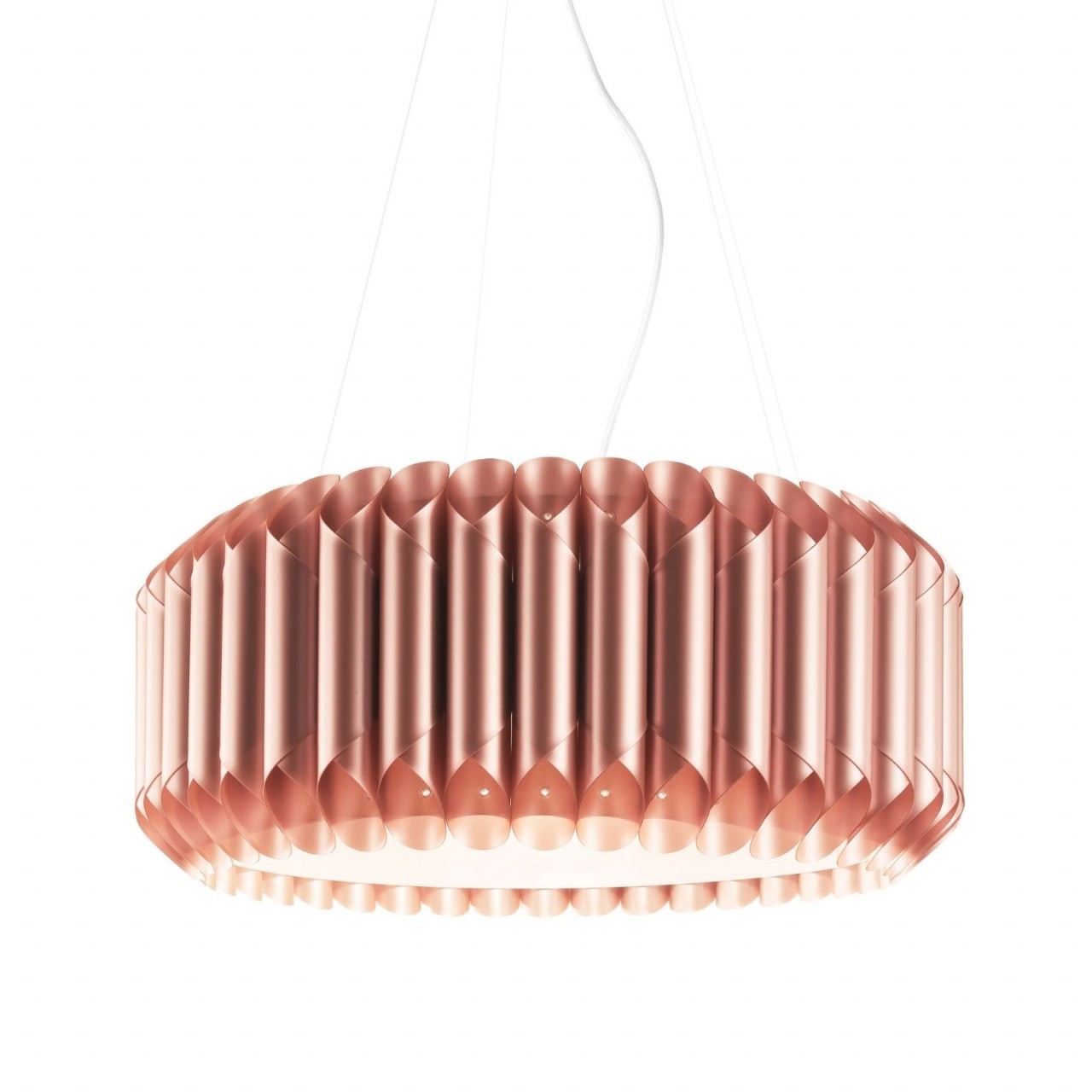 Suspension en cuivre en métal chromé Cm. 60 x 31h