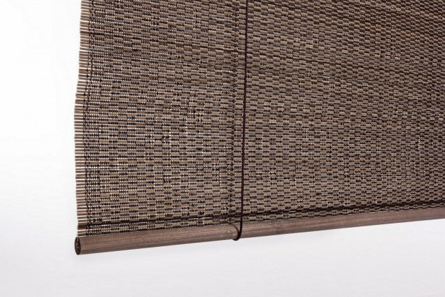 Rideau Dora en bambou marron foncé 150x260cm
