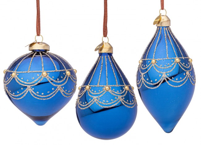 12x Pendentif Vt Micol Brillant Bleu Ass3