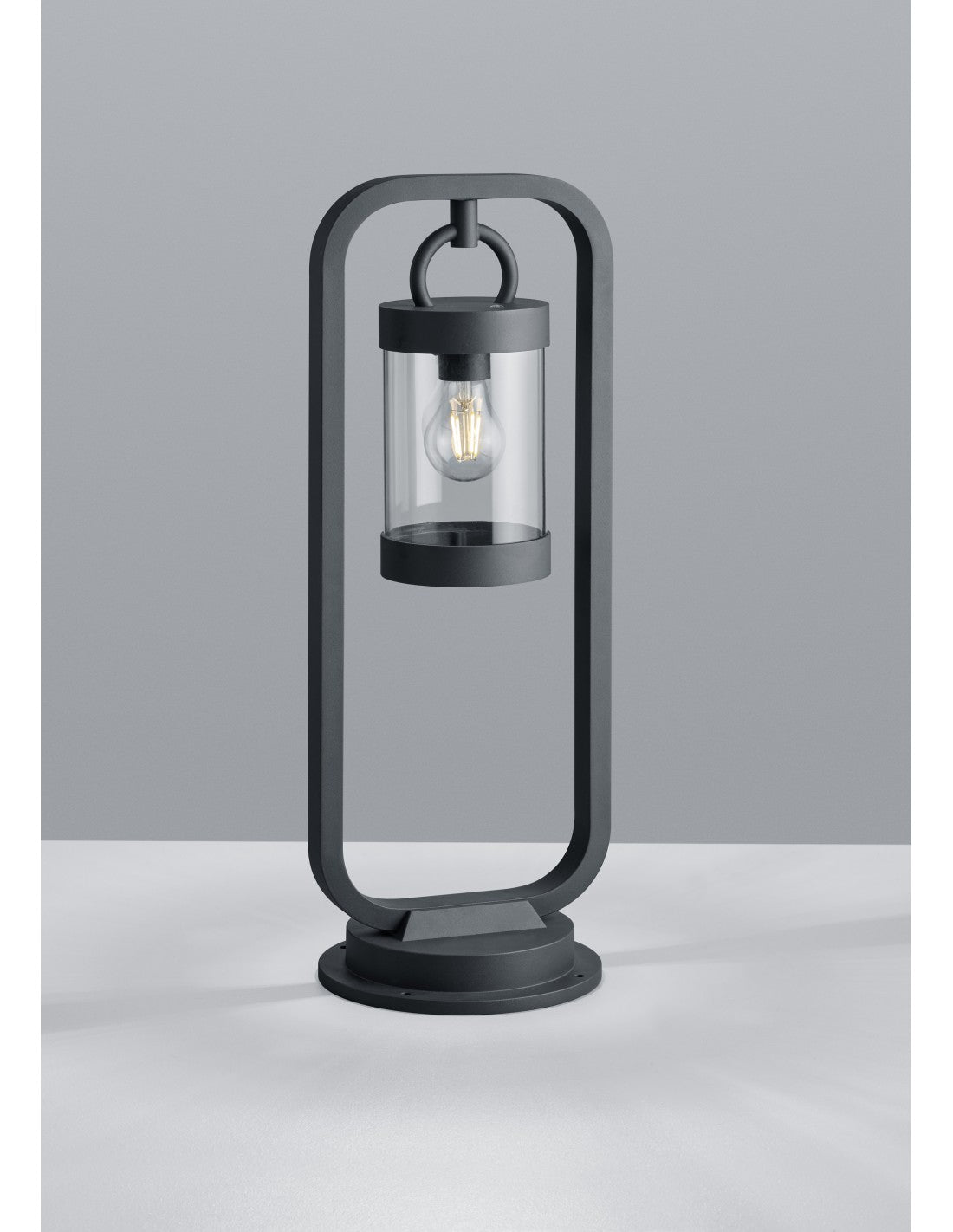 Borne d'extérieur Sambesi anthracite H60 cm IP44 capteur crépusculaire Trio Lighting