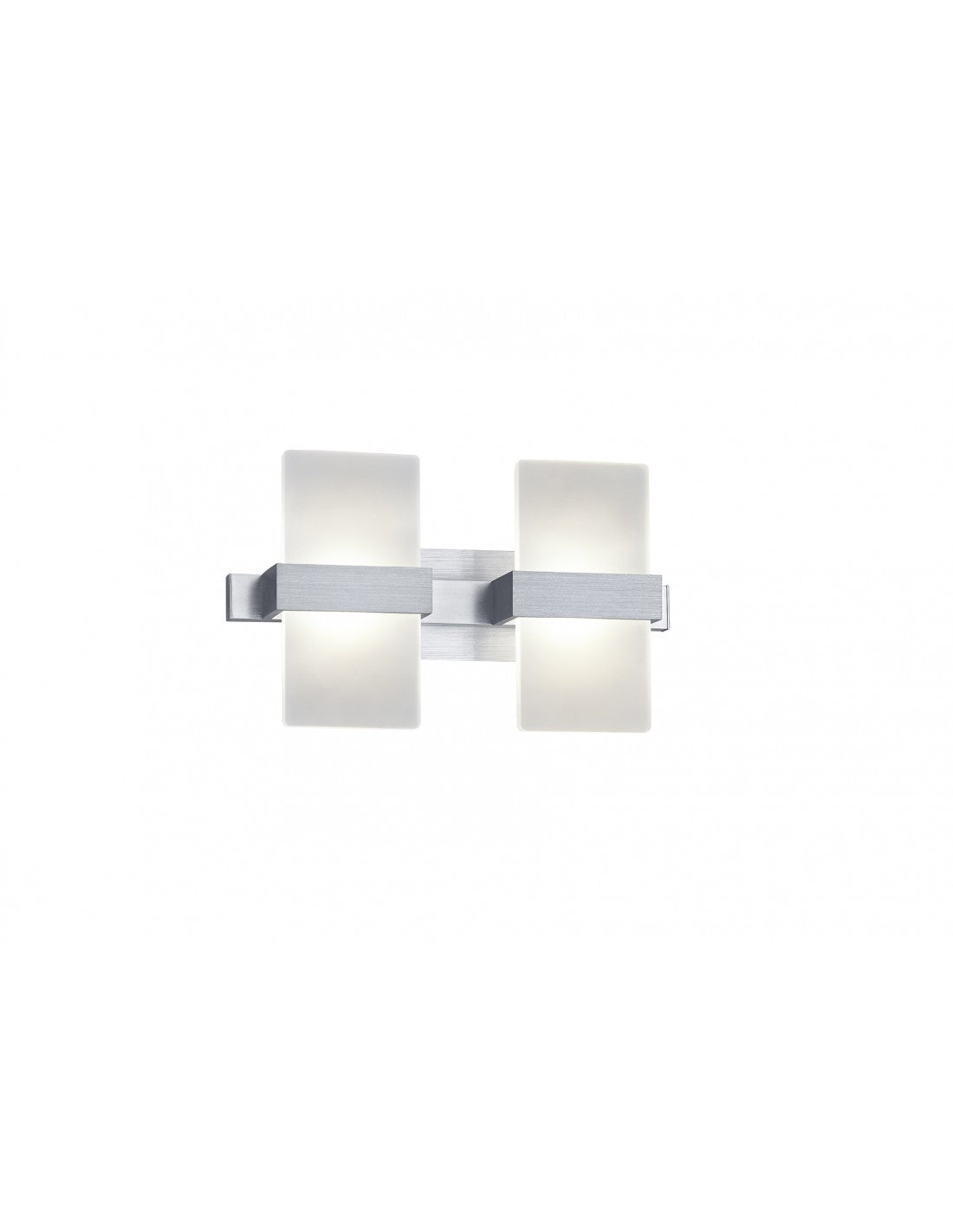 Applique Rectangulaire LED Double Émission Platon Aluminium Trio Lighting