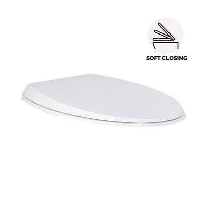 Abattant WC Cloud avec fermeture amortie - Blanc mat