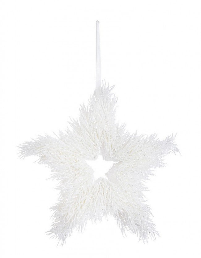 4x Pendentif Étoile Scintillante Traf Blanc S