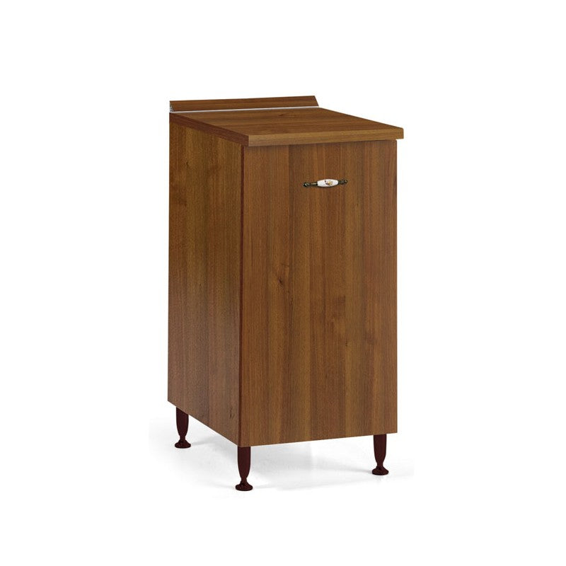 Meuble de cuisine ancien en noyer avec 1 porte 30x50xH 85 cm