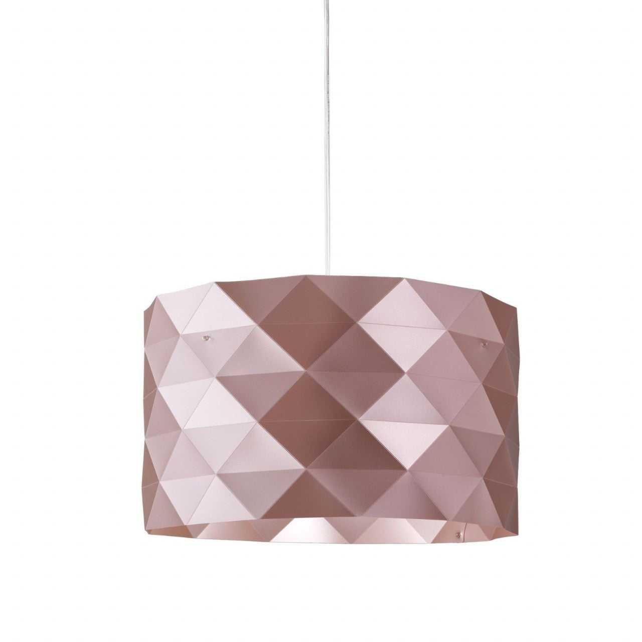 Suspension Pink Metal en métal chromé cm. 40x25h