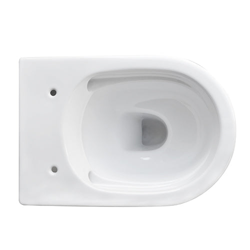 WC à chasse d'eau sans rebord Klio - Drain universel