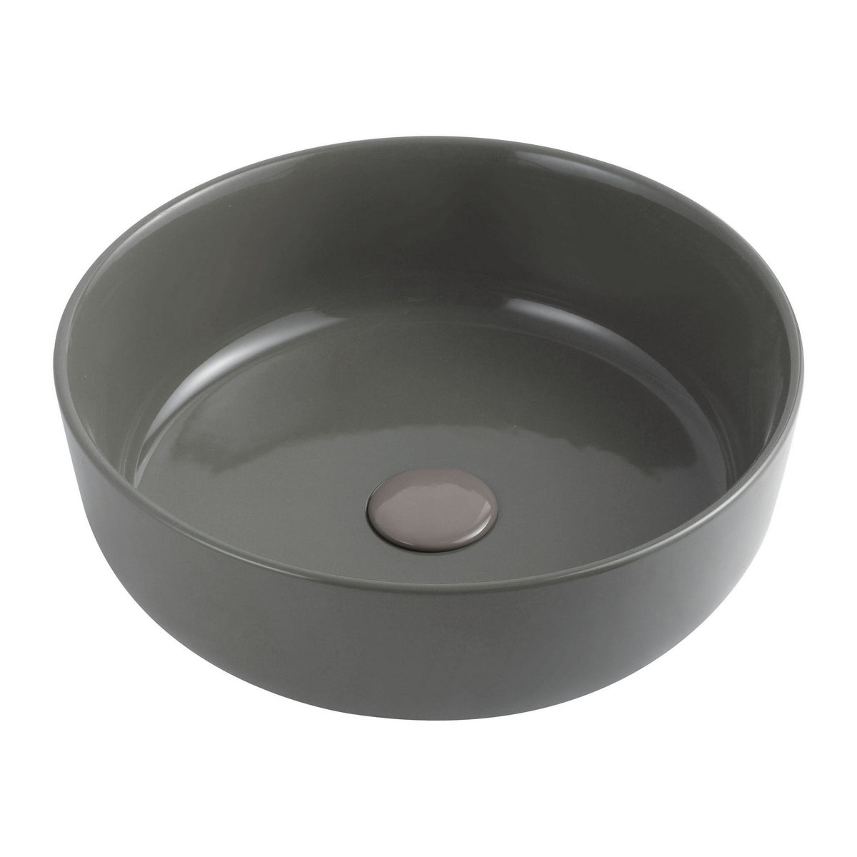 Vasque à poser mince mod. 01 gris béton