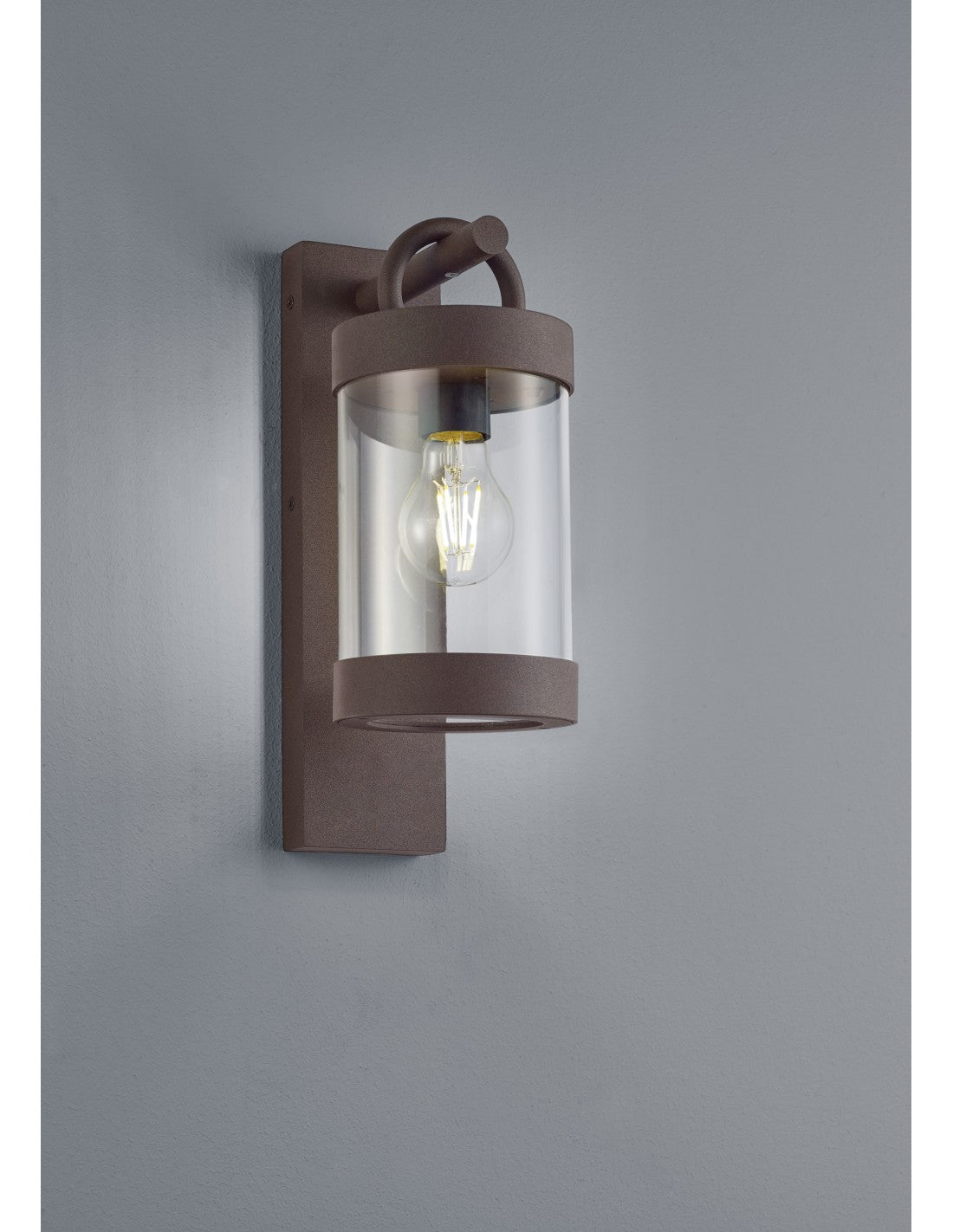 Applique Sambesi Rouille avec capteur crépusculaire IP44 Trio Lighting