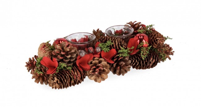 6x Bougeoir 2P Lilibeth Rett Rouge