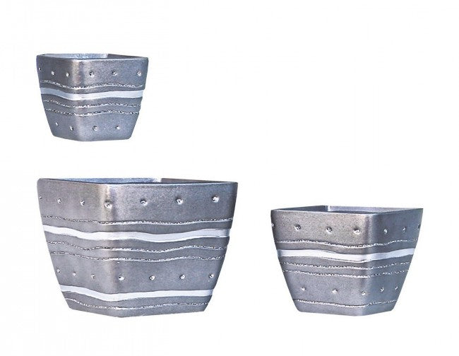 4x Vases S-3 Gris Qu