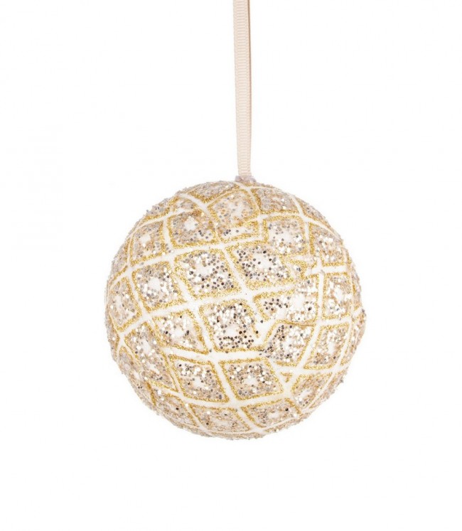 12x Sphère Diamant Or D90