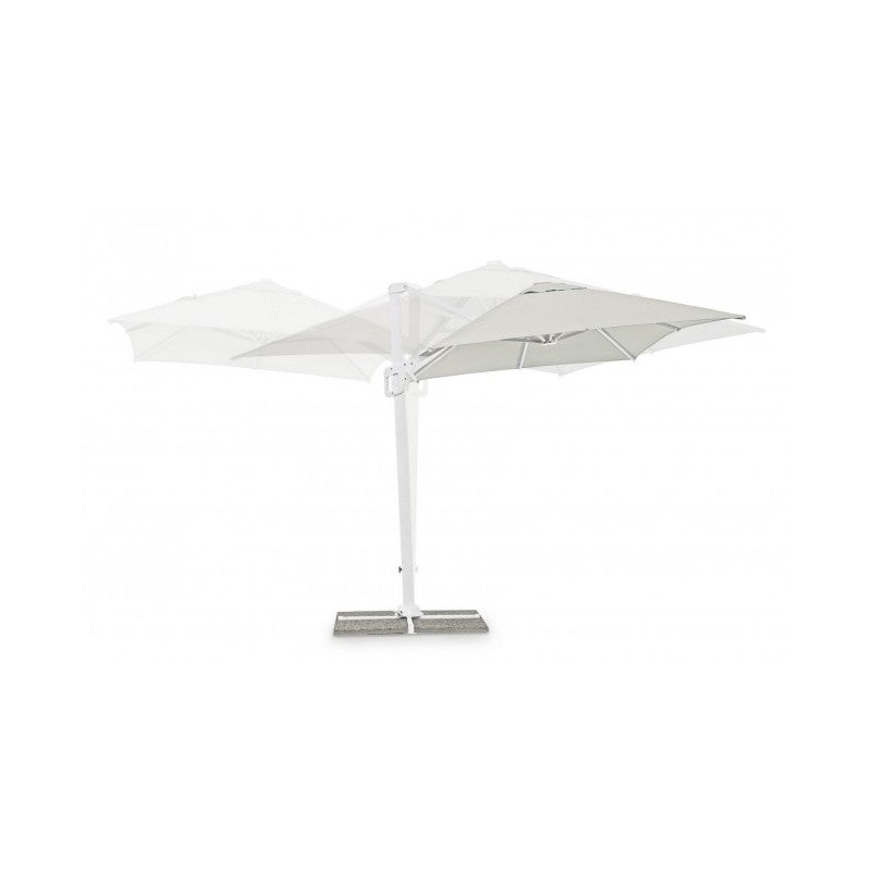 Bras de parasol Eden blanc naturel 2x3 m