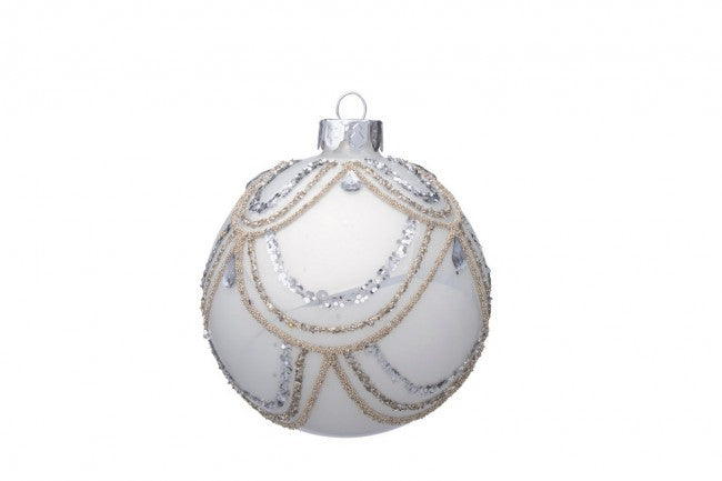 12x Sphère Vt Blanc Lavish D80