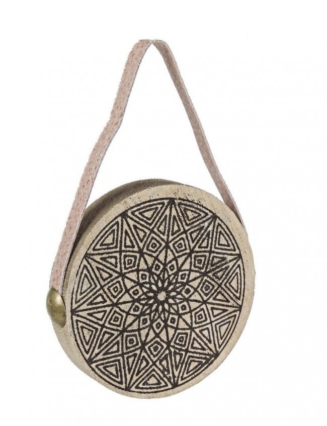 12x Médaillon Iroko Noir