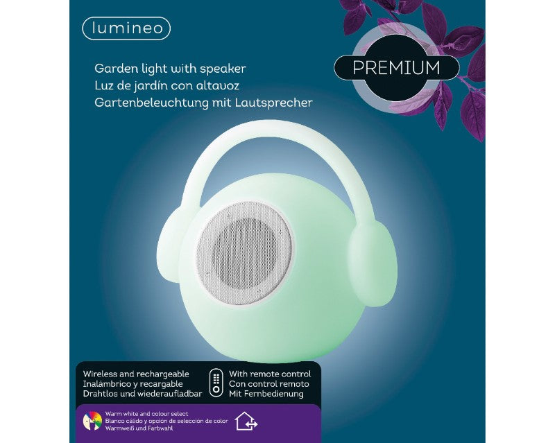 Enceinte LED d'extérieur à couleur changeante