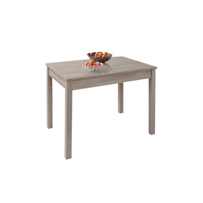 Table à manger extensible en orme et bois mélaminé 60x90-120 cm