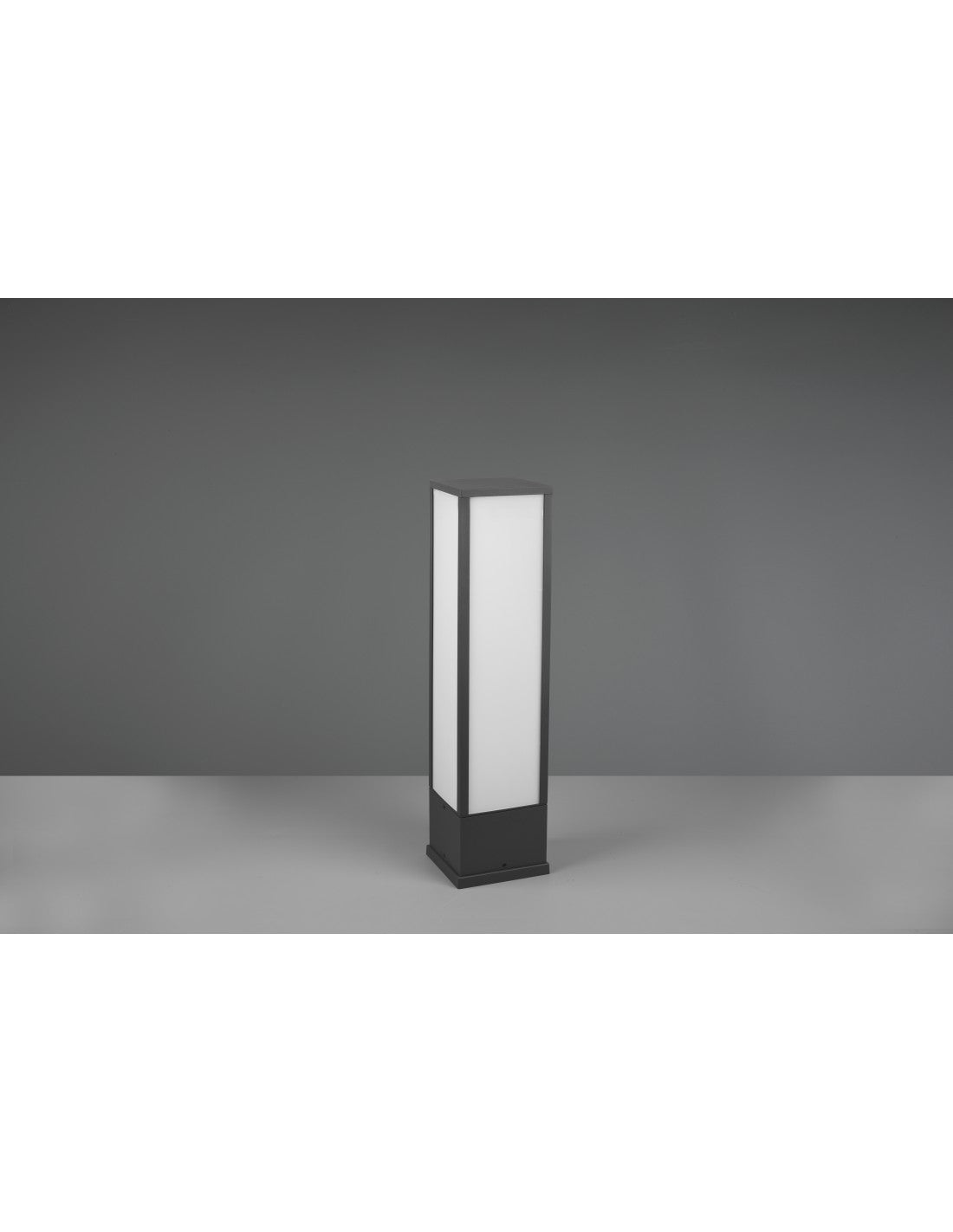 Borne Rectangulaire Extérieure Fuerte Anthracite IP54 Trio Lighting