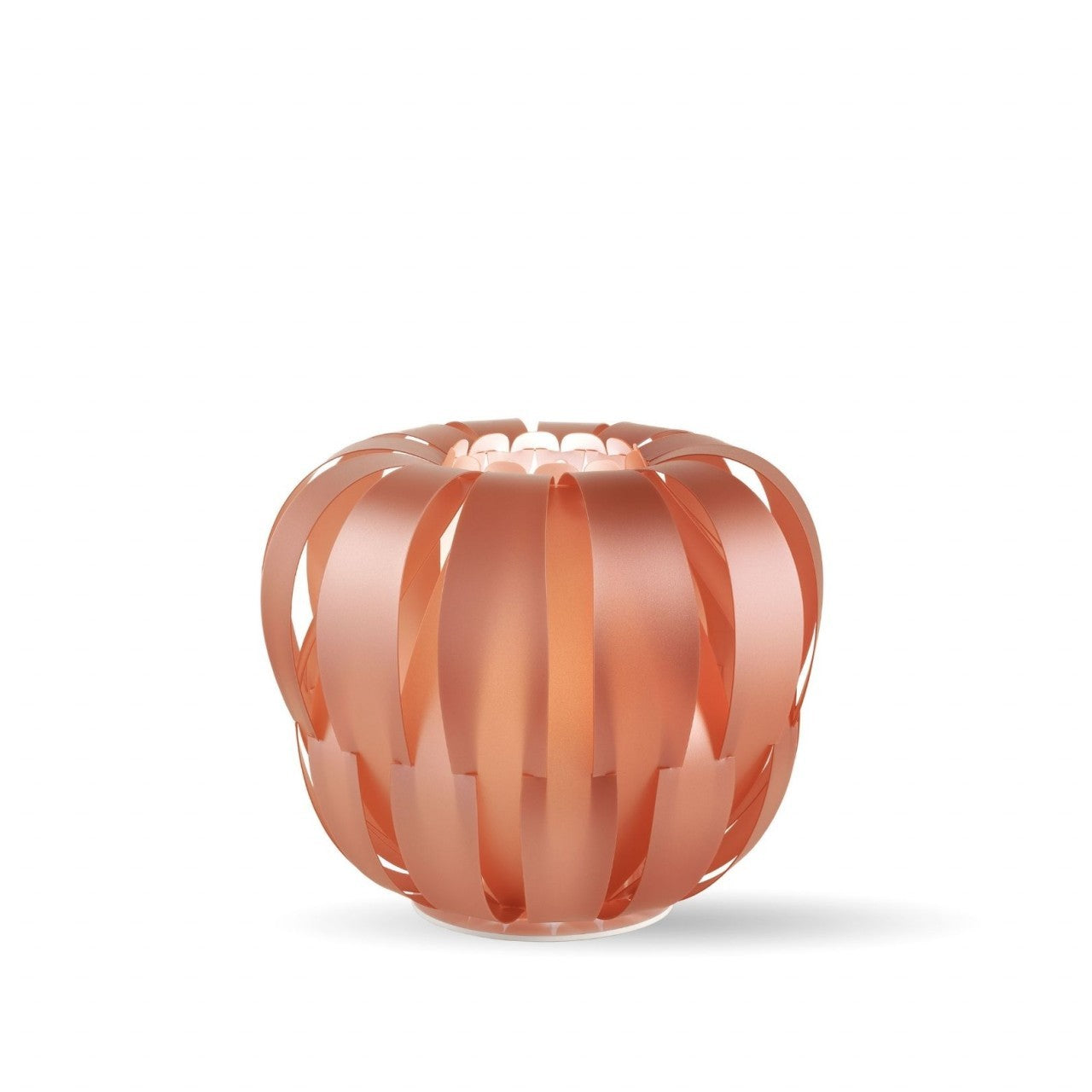 Lampe de table en cuivre et métal blanc Cm. 19h x 17h