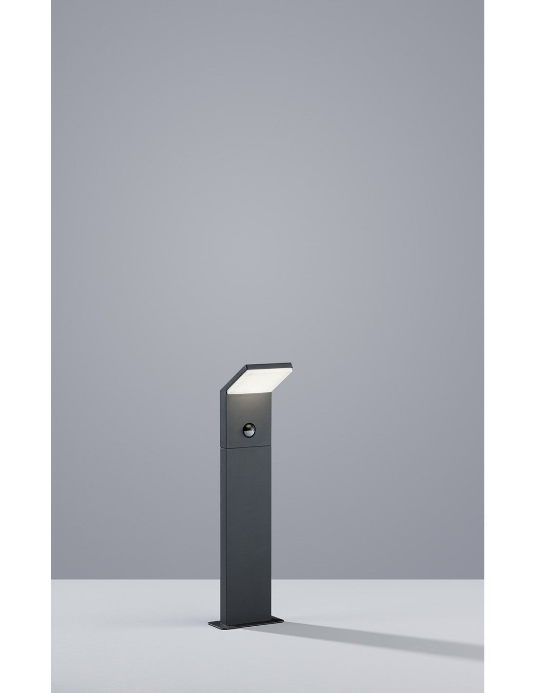 Borne d'extérieur LED Pearl IP54 Anthracite H50 cm Détecteur de mouvement Trio Lighting