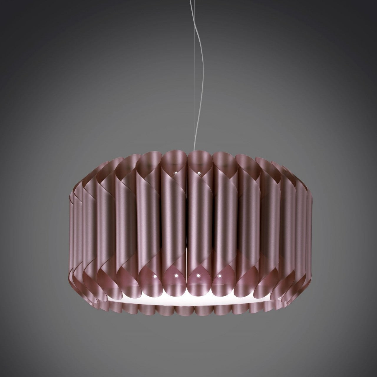Suspension en Métal Rose en Métal Chromé