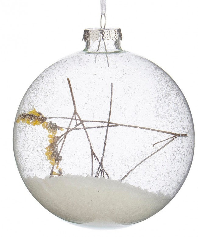 8x Sphère Vt Blossom Fleur Jaune D100