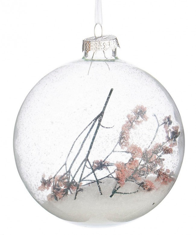 8x Sphère Vt Blossom Fleur Rose D100