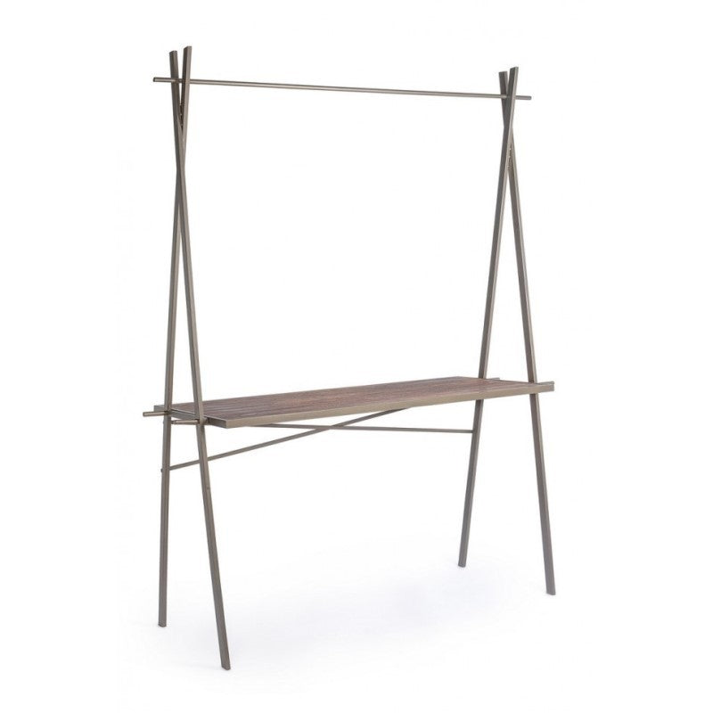 Table vitrine industrielle rectangulaire 98h cm