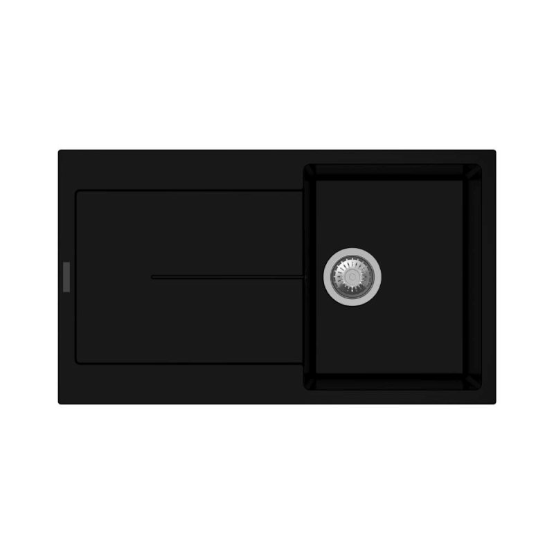 Évier et égouttoir Enigma D100 noir