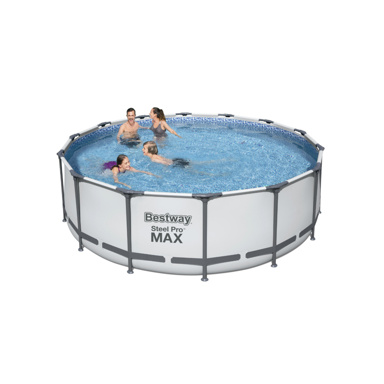 Piscine avec cadre et pompe 366 x 76H 56416 sans échelle