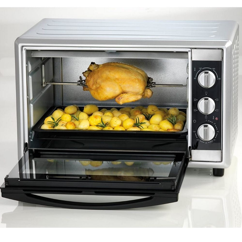 Four électrique 2200 watts ventilé 56 litres argent Ariete Bon cuisine 560