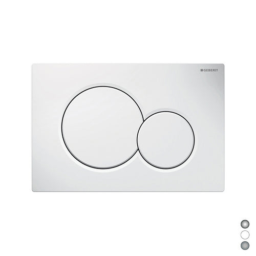 Plaque de commande noire pour Sigma01 Geberit