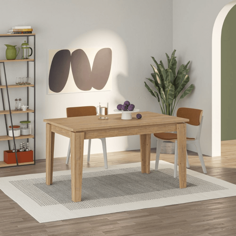 Table extensible Tolmen chêne 140x80 cm