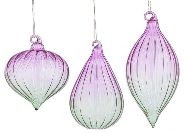 12x pendentif dalle Vt violet