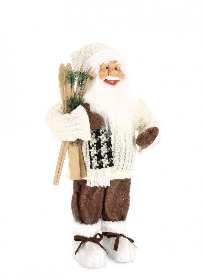 2x Support Père Noël Herwan Marron L