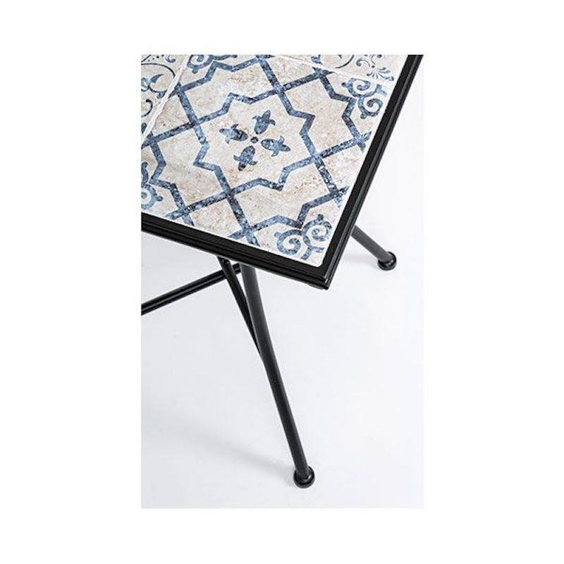 Bizzotto Erice Ensemble extérieur en acier et céramique 3PCS