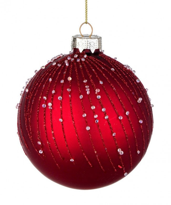 8x Sphère Vt Gem Lines Rouge Op D100