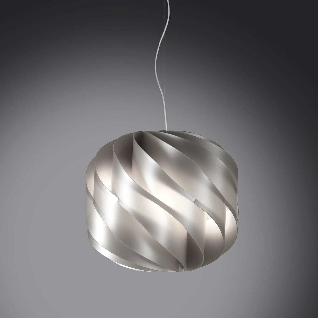 Suspension 3 Luici Argent en Métal Chromé Cm. 72x70h