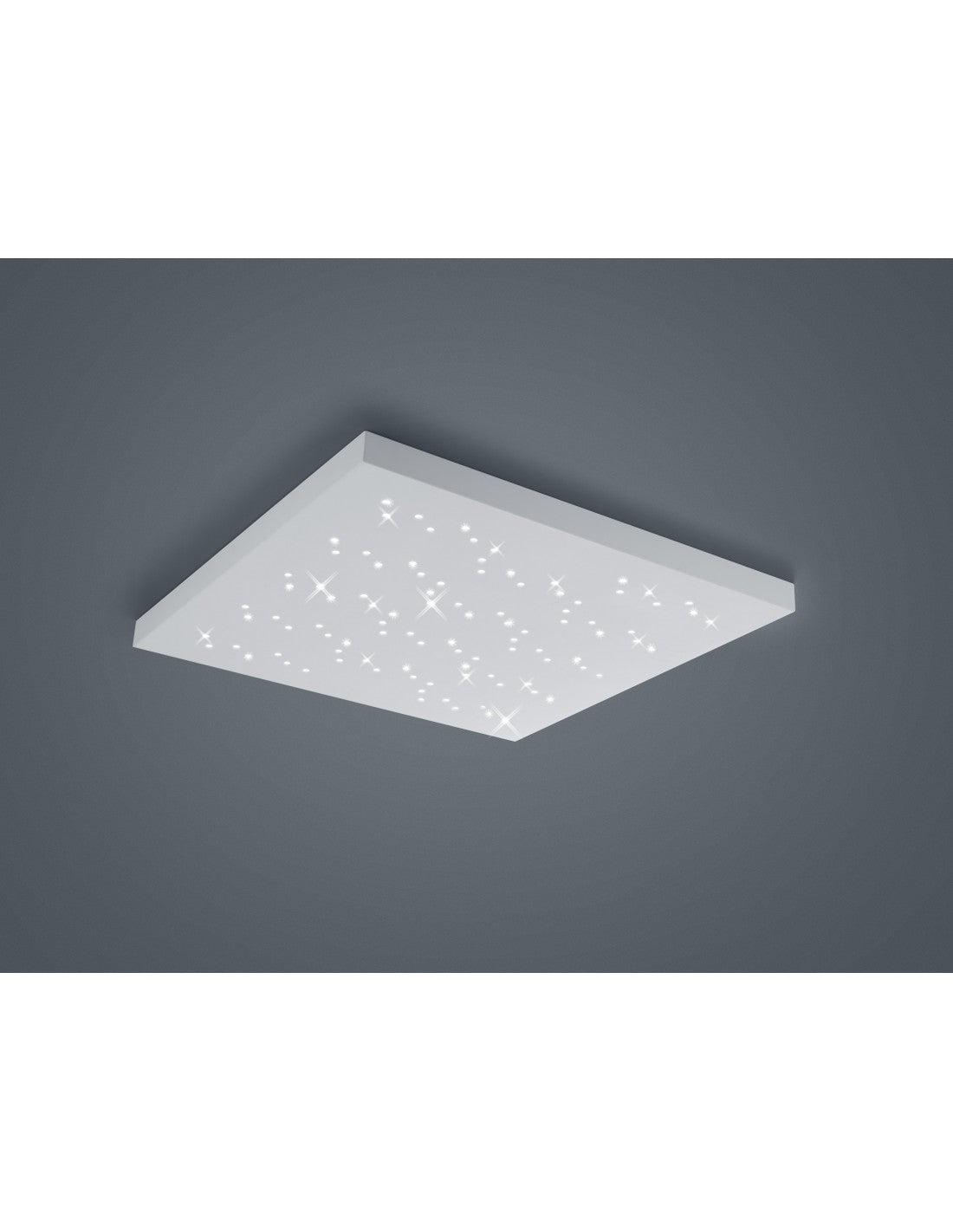 Plafonnier Titus Carré Gradable Blanc 75x75 cm Trio Lighting
