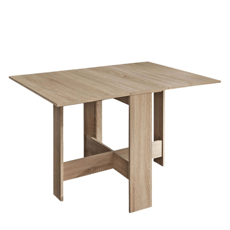 Table pliante peu encombrante Artemio, coloris chêne