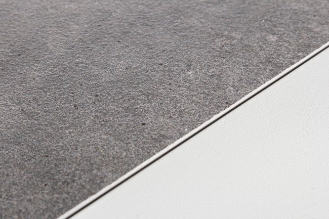 KLEDI LUNAR Table basse d'extérieur en aluminium blanc 120x70x h43 cm