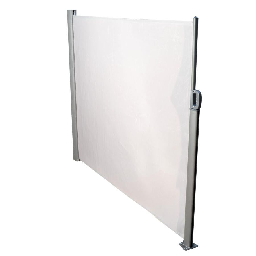 Rideau latéral en tissu gris 300x140 cm