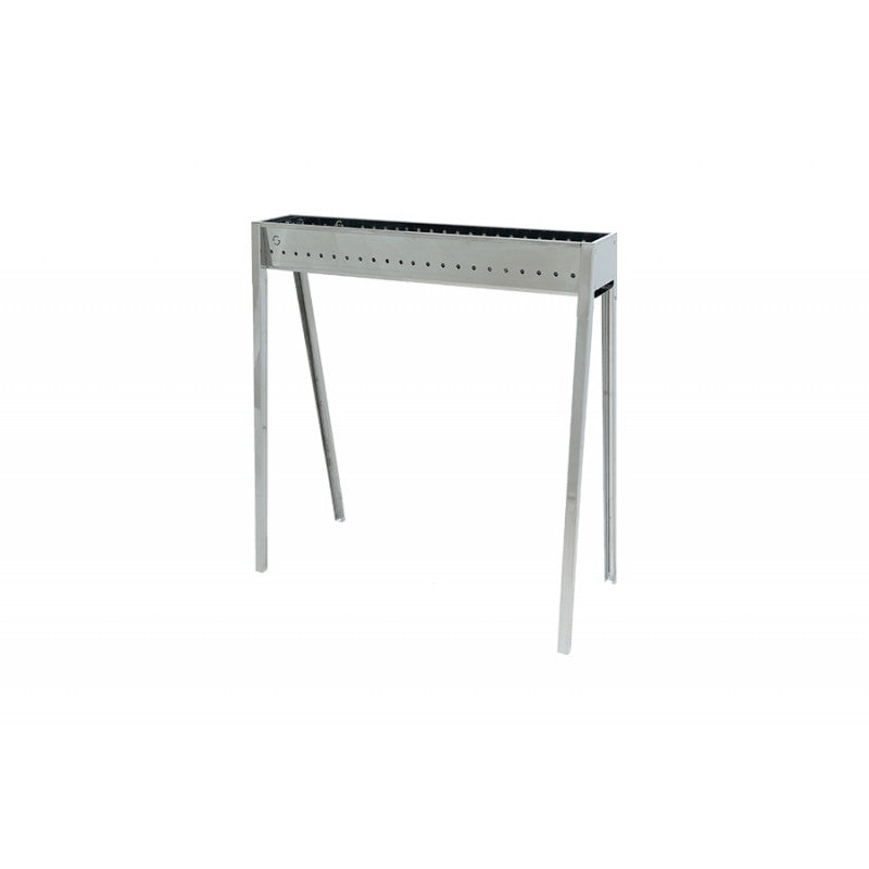 Cuiseur à brochettes pour barbecue en acier Milan 80