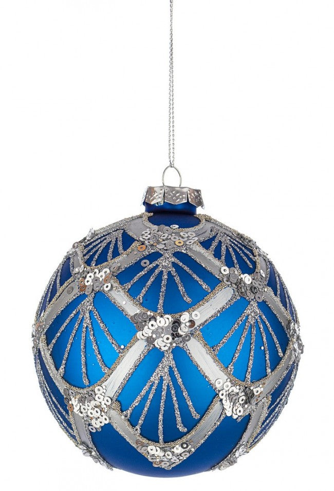 8x Sphère Vt Lux Bleu-Argent D100