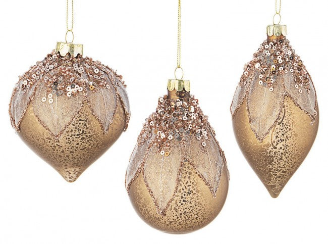 12x Pendaglio Vt Fogliage Rosa Ass3