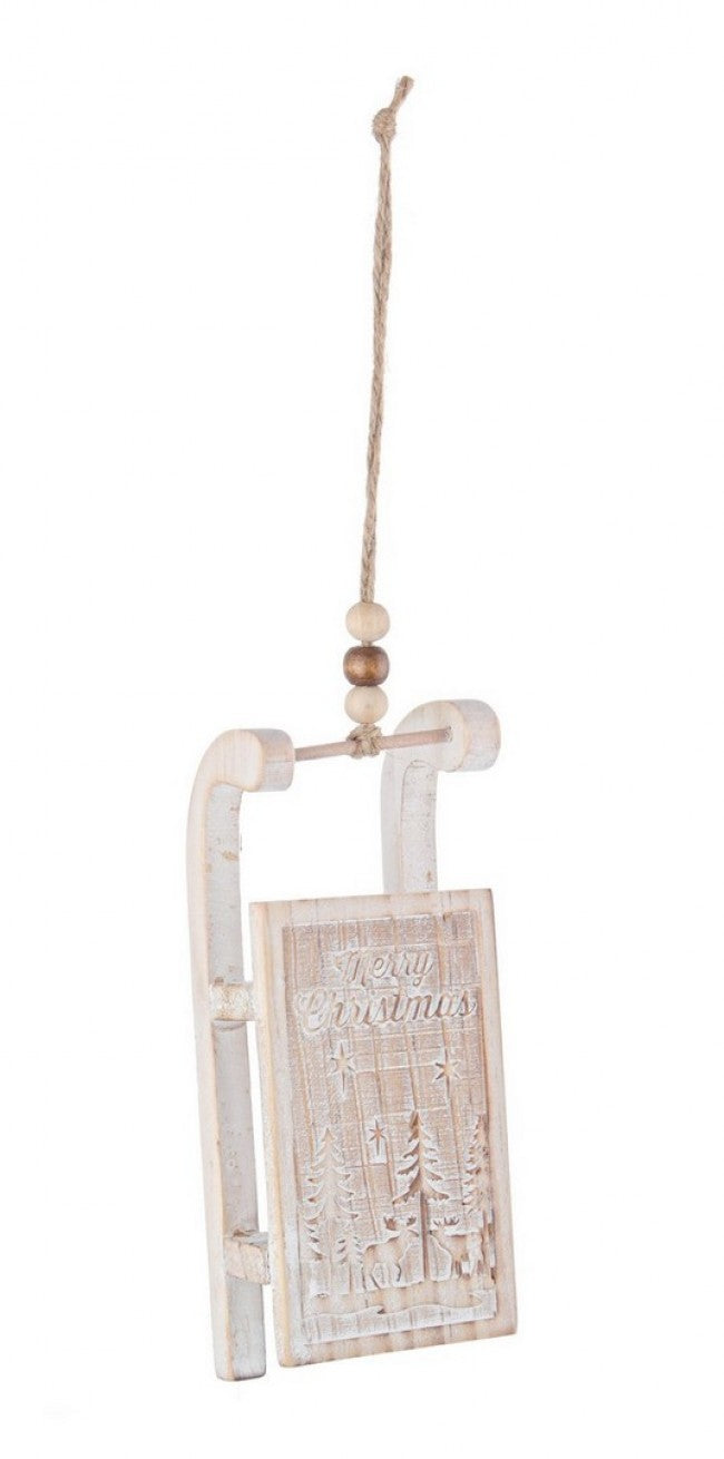 12x Pendentif traîneau naturel Adelaide