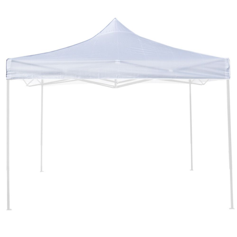 Feuille de toit imperméable blanche 3X3 pour le remplacement du gazebo pliable