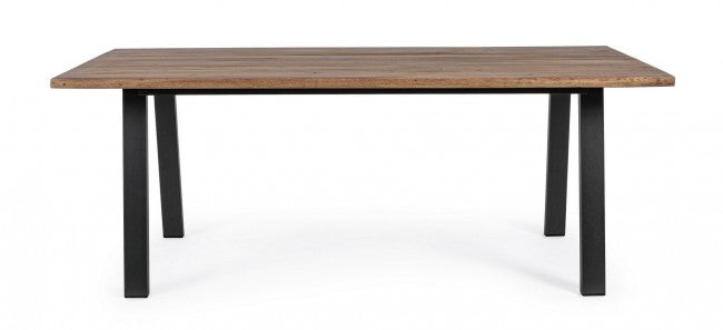 Table d'ameublement en bois naturel Oslo 200 x 100 cm